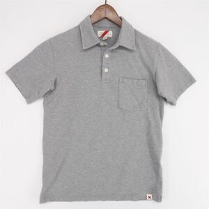 Best Made Polo Shirt Mens Small Gray Short Sleeve Supima‎ Cotton